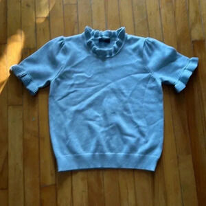 Tahari  knit ruffle top sweater